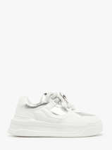 Sneakers In Leather Karl lagerfeld White women KL63324