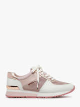 Sneakers In Leather Michael kors Pink accessoires R4ALFS1D