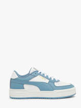 Sneakers In Leather Puma Blue unisex 38019035