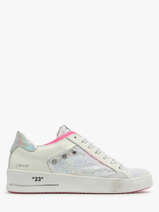 Sneakers In Leather Semerdjian White women HOV11574