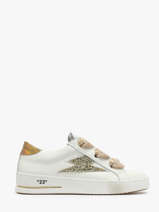 Sneakers In Leather Semerdjian Gold women ROS11203