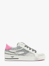 Sneakers In Leather Semerdjian Silver women VAN11732