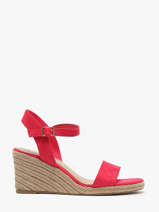 Wedge Sandals Tamaris Red accessoires 42