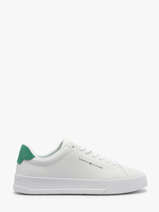 Sneakers In Leather Tommy hilfiger White men 49710K4