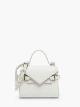 Small Leather Emilie Crossbody Bag Le tanneur White emily TEMI1003