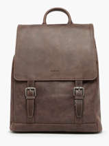 1 Compartment  Backpack Etrier Brown spider ESPI8191