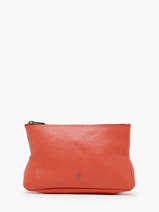 Pouch Madras Leather Etrier Orange madras EMAD853