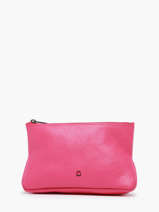 Pouch Madras Leather Etrier Pink madras EMAD853