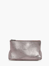 Pouch Leather Etincelle Iris�e Etrier Pink etincelle irisee EETI853