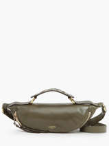 Small Leather Origami Crossbody Bag Lancel Green origami A12527