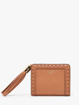 Compact Leather Premier Flirt Wallet Lancel Brown premier flirt A12800