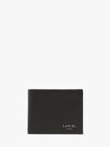 Leather Cme Wallet Lancel Black come A12882
