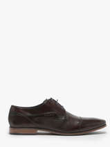 Chaussures De Ville En Cuir Bugatti Marron men 31142010