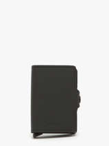 Card Holder Leather Secrid Black matte TM