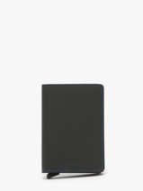 Card Holder Leather Secrid Black matte SM