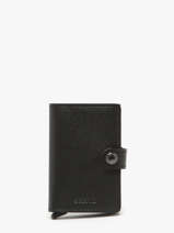 Card Holder Crisple Leather Secrid Black crisple MC