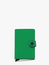 Card Holder Matte Leather Secrid Green matte MM
