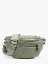 Belt Bag Pocket Miniprix Green cotton 3543
