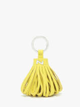 Leather Dahlia Key Chain Nathan baume Yellow original n 100100N