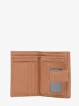 Leather Luxury Wallet Nathan baume Brown luxury LP-vue-porte