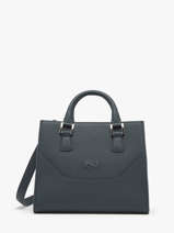 Leather Chlo Satchel Nathan baume Blue event 6