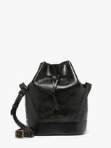 Leather L'artisan clipse Bucket Bag Paul marius Black vintage ARTISAN