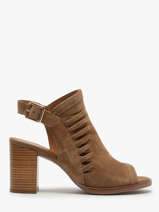 Heeled Boots In Leather Alpe Brown women 50981101