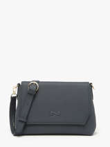 Sac Bandouli�re Tycia Cuir Nathan baume Bleu victoria 89