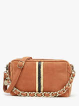 Shoulder Bag Vintage Leather Mila louise Brown vintage 23673V2