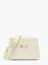 Leather Poppy Crossbody Bag Nathan baume Beige eden 2