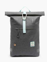 Sac  Dos 1 Compartiment + Pc 15" Faguo Gris backpack 24LU0904
