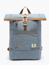 Sac  Dos 1 Compartiment + Pc 15" Faguo Bleu backpack 24LU0901