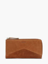 Wallet Leather Nat et nin Brown vintage LINN