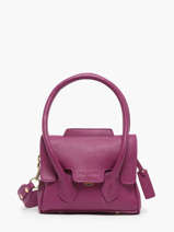 Sac Port� Main Colette Xs Art D�co Cuir Paul marius Violet la suite art deco COLEXART