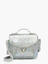 Sac Bandouli�re Melle George Xs Granite Cuir Paul marius Argent granite GEORXGRA