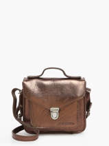 Leather  Mademoiselle  George Xs Crossbody Bag Paul marius Gold vintage GEORGEXS