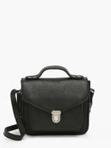 Leather  Mademoiselle  George Xs Crossbody Bag Paul marius Black vintage GEORGEXS