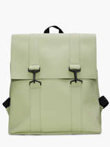1 Compartment Backpack With 15" Laptop Sleeve Rains Green city 13300