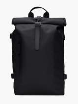 Rolltop Rucksack Large - Backpack Rains Black city 14590