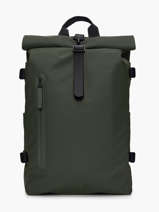 Rolltop Rucksack Large - Backpack Rains Green city 14590