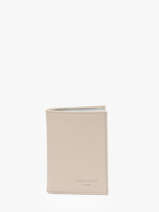 Card Holder Leather Hexagona Beige confort 1699089