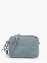 Crossbody Bag Velvet Suede Milano Blue velvet VE19111G