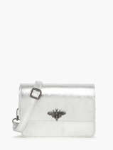 Shoulder Bag Nine Leather Milano Silver nine NI22115N