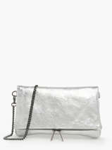 Shoulder Bag Nine Leather Milano Silver nine NI22112N