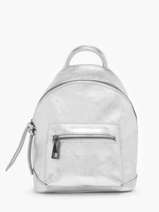 Sac � Dos Nine Cuir Milano Argent nine NI23066