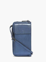 Ccrossbody Phone Case Leather Milano Blue nine NI23068