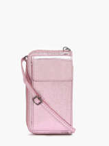 Ccrossbody Phone Case Leather Milano Pink nine NI23068