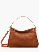 Velvet Leather Mirage Shoulder Bag Milano Brown mirage velvet MV23111
