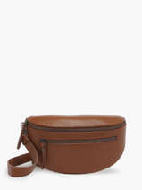 Leather Caviar Belt Bag Milano Brown caviar CA23111