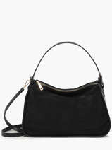 Velvet Leather Mirage Shoulder Bag Milano Black mirage velvet MV23111